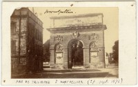 Arc de Triomphe à Montpellier (27 Sept. 1872)
